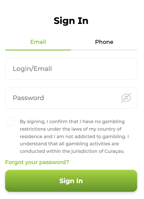 Verde Casino Login